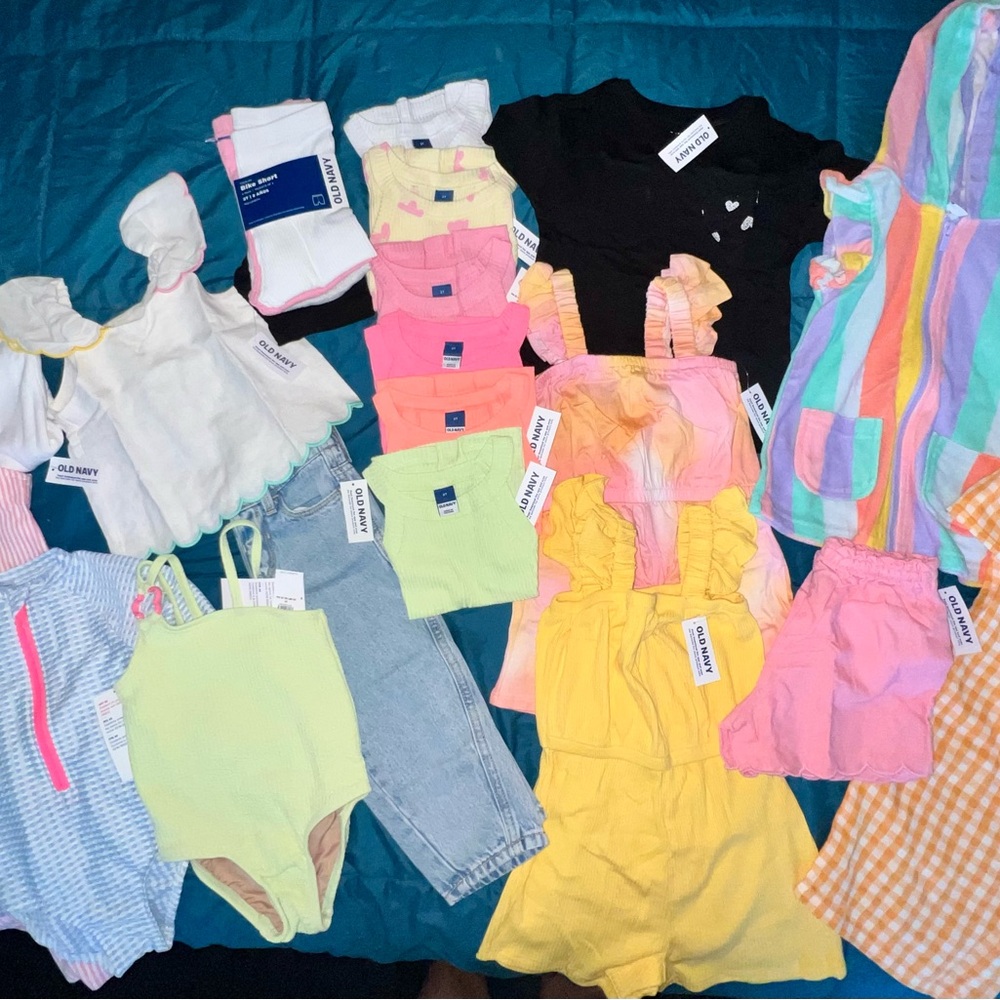 Old Navy Kids Vibrant Clothing Collection